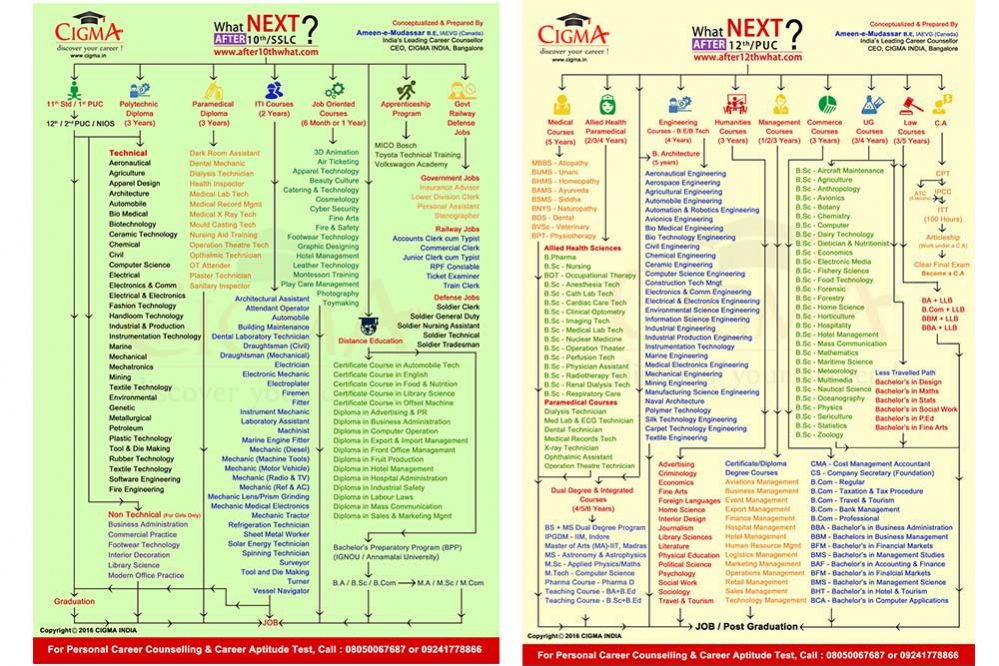 After 10th Courses Chart