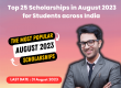 Top-25-Scholarships-in-August 2023-for Students-across-India